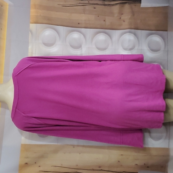 NWT Wildfox Haley Brushed Top V-neck Pink Pullover top Size XXL - Picture 5 of 8